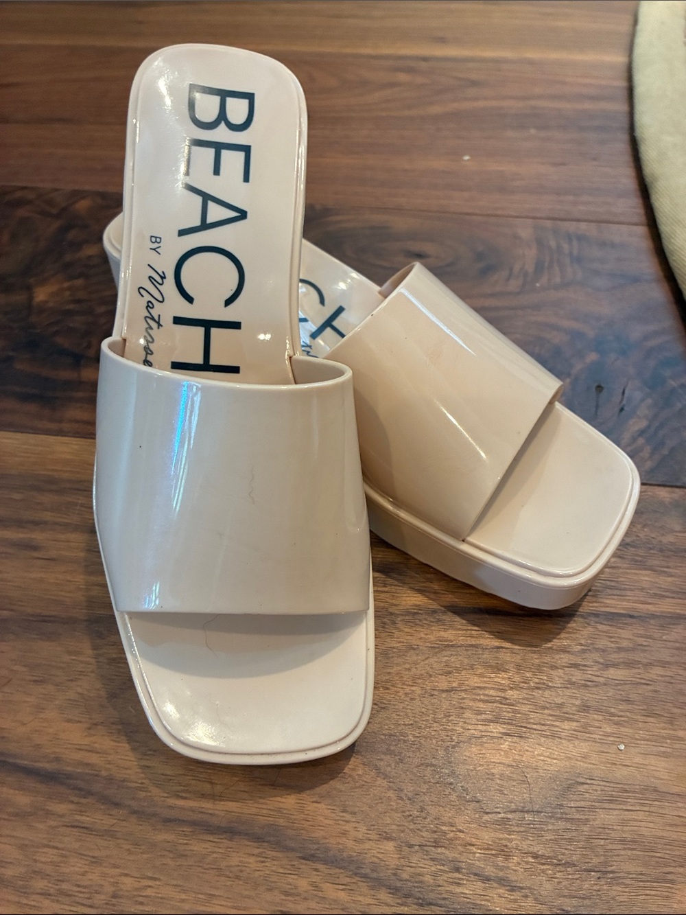 Women's Nude Jelly Slide Sandals